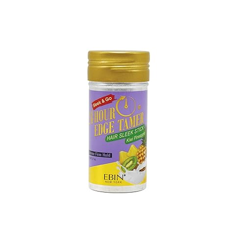EBIN NEW YORK 24 Hour Edge Tamer Hair Sleek Stick, Extreme Firm Hold, 2.7 oz, Kiwi Pineapple - Sleek & Go, No Flaking and White Residue Beauty & Personal Care EBIN NEW YORK