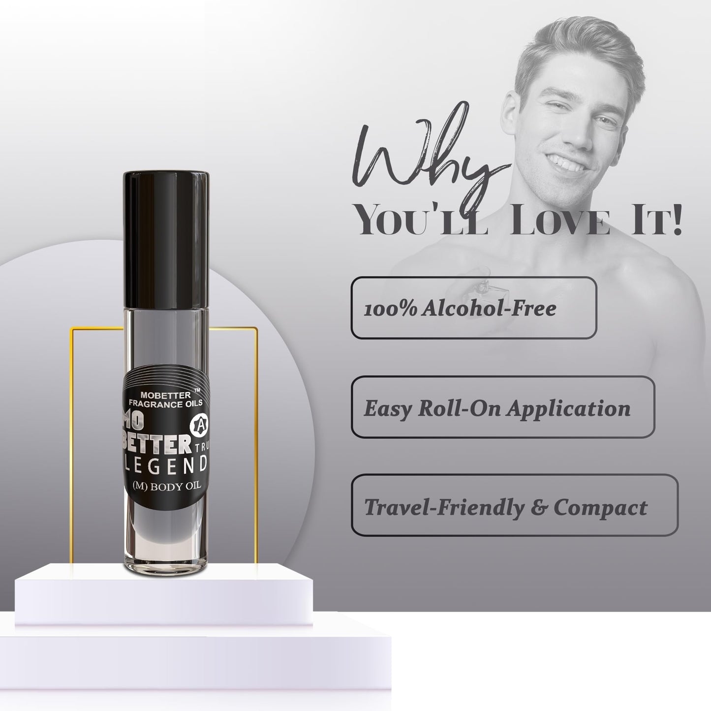 MOBETTER FRAGRANCE OILS A True Legend Perfume Fragrance Body Oil for Men Beauty & Personal Care MOBETTER FRAGRANCE OILS