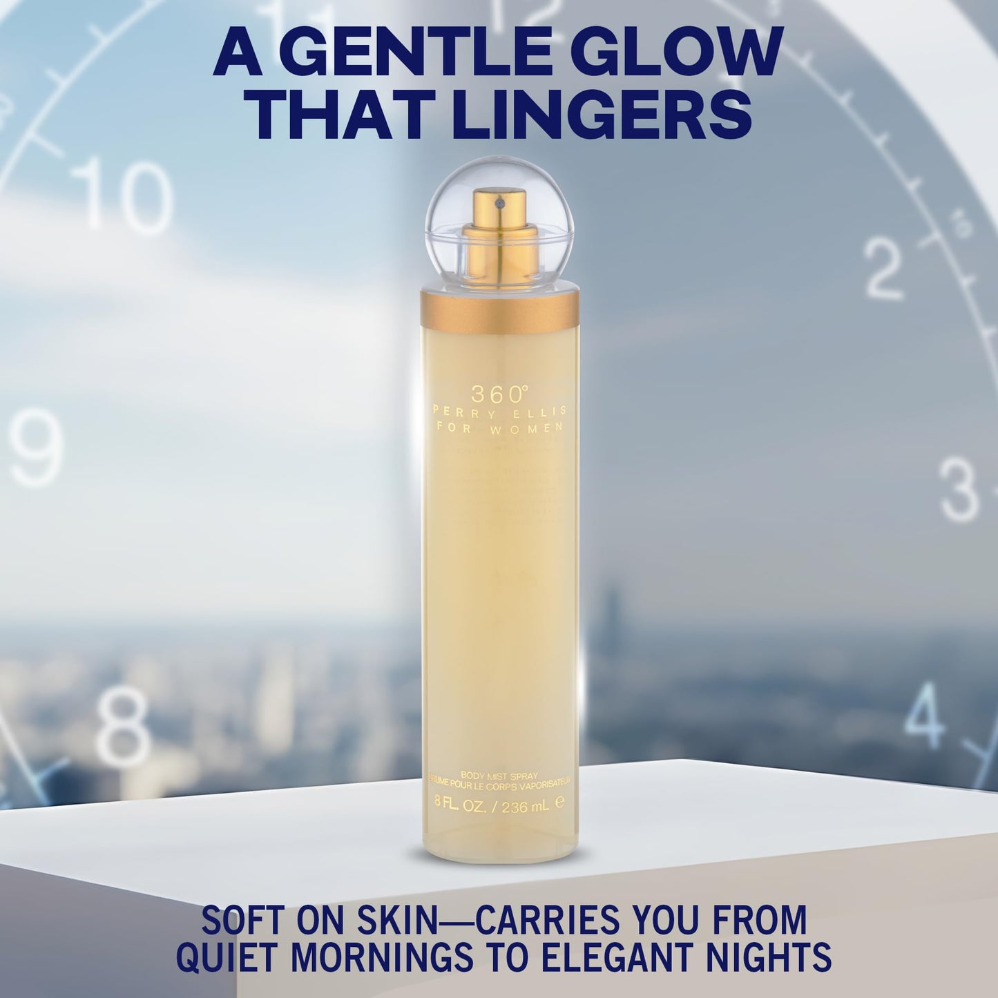 Perry Ellis 360° Body Spray for Women - Fruity, Floral Body Mist, Perfumes for Women, EDT, Long Lasting Fragrance, Eau De Parfum with Fresh Scent - 8 Beauty & Personal Care Perry Ellis