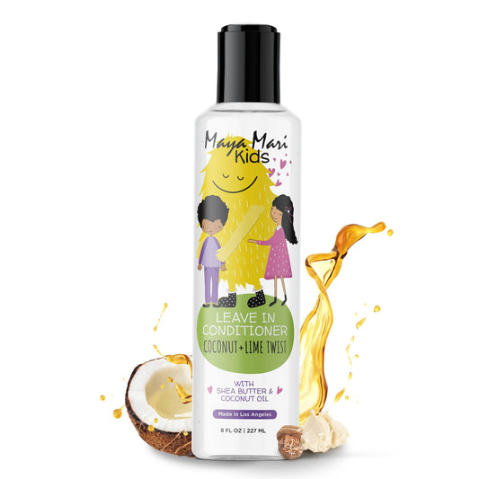 MAYA MARI Kids Leave-In Conditioner and Hair Detangling Cream, Sulfate Free, Coconut Lime Twist, Botanical Oil Blend for Toddlers, Boys and Girls Beauty & Personal Care MAYA MARI