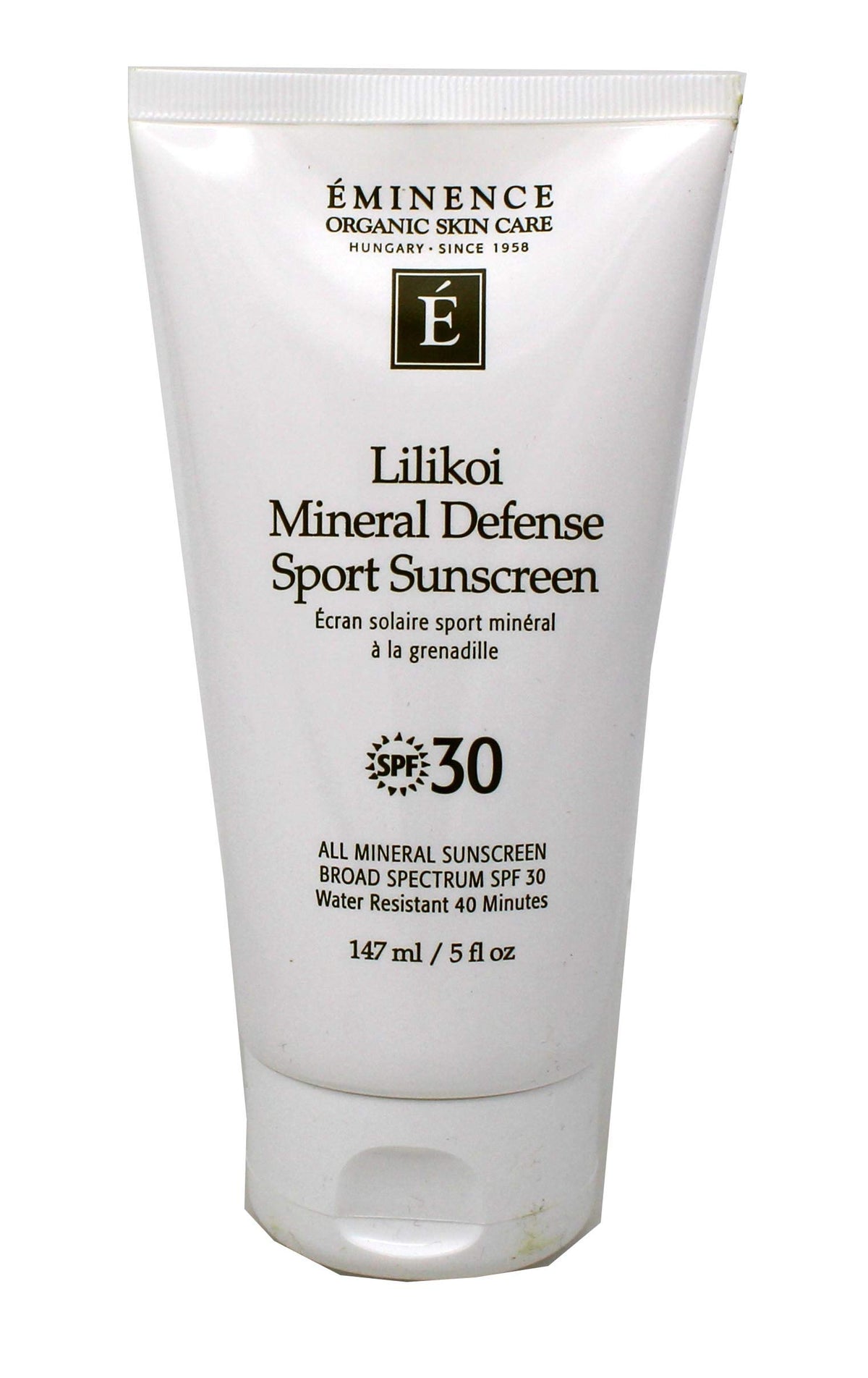 Lilikoi Mineral Defense Sport SPF 30 by Eminence for Unisex - 5 oz Sunscreen