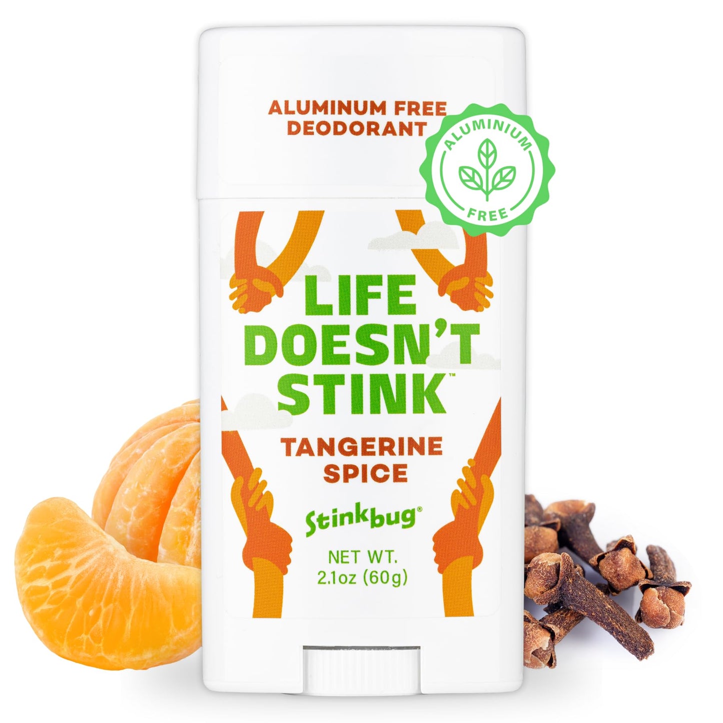 Stinkbug NaturalsTangerine Spice Natural Deodorant Aluminum Free No Parabans, 2.1 oz Beauty and Personal Care Stinkbug