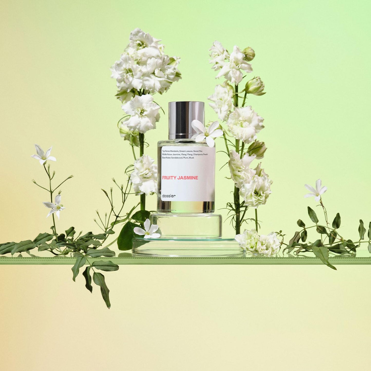 Dossier - Fruity Jasmine - Eau de Parfum - Luxury Perfume - Paraben-Free - Vegan - For Women - Fragrance 1.7 Fl oz (Spray 50ml) Beauty & Personal Care Dossier