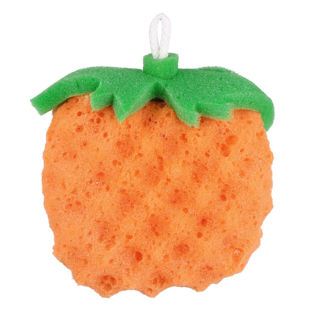 Ruilogod Fruit Shape Bath Sponge Body Exfoliate Shower Loop Scrubber Orange (id: 8e1 0e2 6a7 69a 2e1 Beauty and Personal Care Ruilogod
