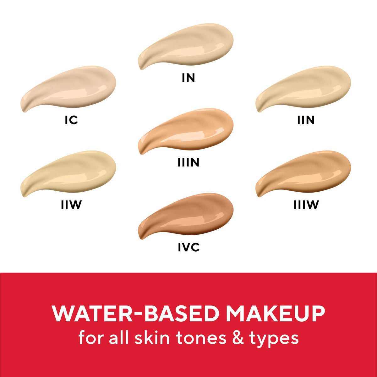 Mirabella Skin Tint Creme Liquid Foundation Makeup, Oil-Free Mineral Foundation for Medium Coverage - w/Hyaluronic Acid, Squalane, & Allantoin for All
