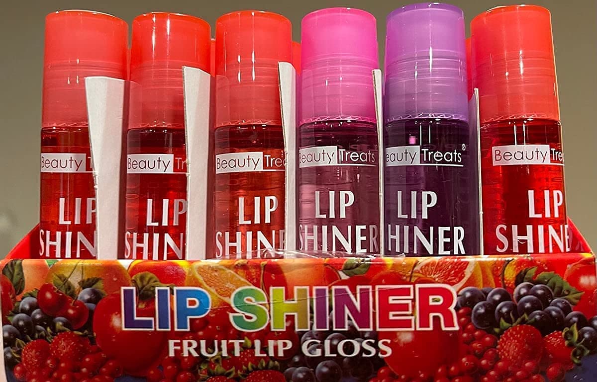 Beauty Treats Lip Shiner Roll-On Fruit Lip Gloss (36 PCS) Beauty & Personal Care Beauty Treats