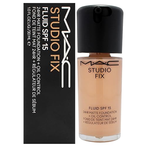 Studio Fix Fluid SPF 15 24Hr Matte Foundation Plus Oil Control - NW22 by MAC for Women - 1 oz Foundation Beauty & Personal Care MAC