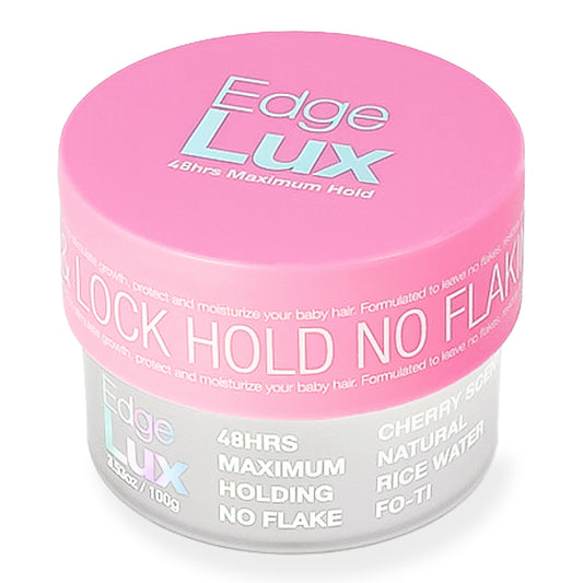 Lux Collection Edge Control Gel for 4C Hair - 48 Hour Maximum Hold Edge Control, Edge Lux with Castor Oil, Keratin & Biotin, Non-Flaking Styling Gel Beauty & Personal Care Lux Collection