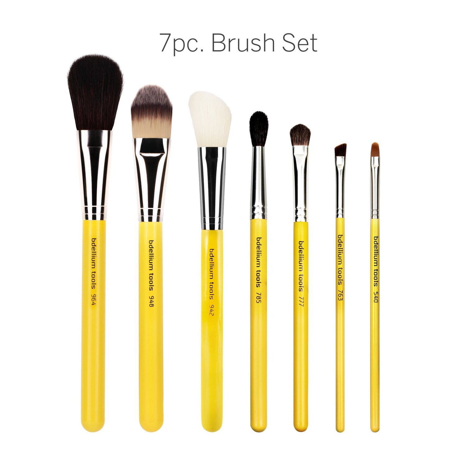 Bdellium Tools Professional Makeup Brush Studio Series - Basic 7pc. Brush Set with Roll-Up Pouch Beauty & Personal Care BDELLIUM TOOLS