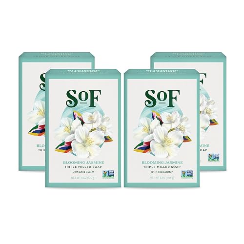 South Of France SoF Triple Milled Bar Soap - With Coconut Oil & Organic Shea Butter- Vegan & Non GMO- Free From Phthalates, Sulfates & Parabens Beauty & Personal Care South Of France