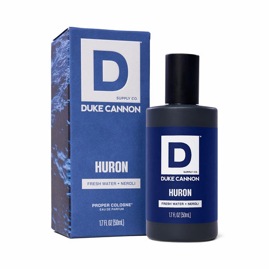 Duke Cannon Proper Cologne Huron | Men's Eau de Parfum | Fresh Water and Neroli | Aquatic, Fresh, Long-Lasting Scent | 1.7 fl oz Beauty & Personal Care Duke Cannon Supply Co.