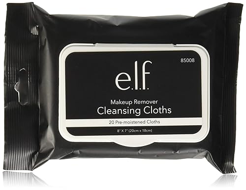 e.l.f. Makeup Remover Cleansing Cloths, 20 count (Pack of 12) Beauty & Personal Care e.l.f.