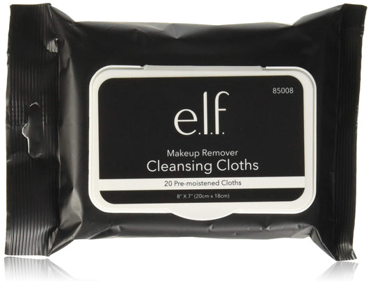 e.l.f. Makeup Remover Cleansing Cloths, 20 count (Pack of 12) Beauty & Personal Care e.l.f.