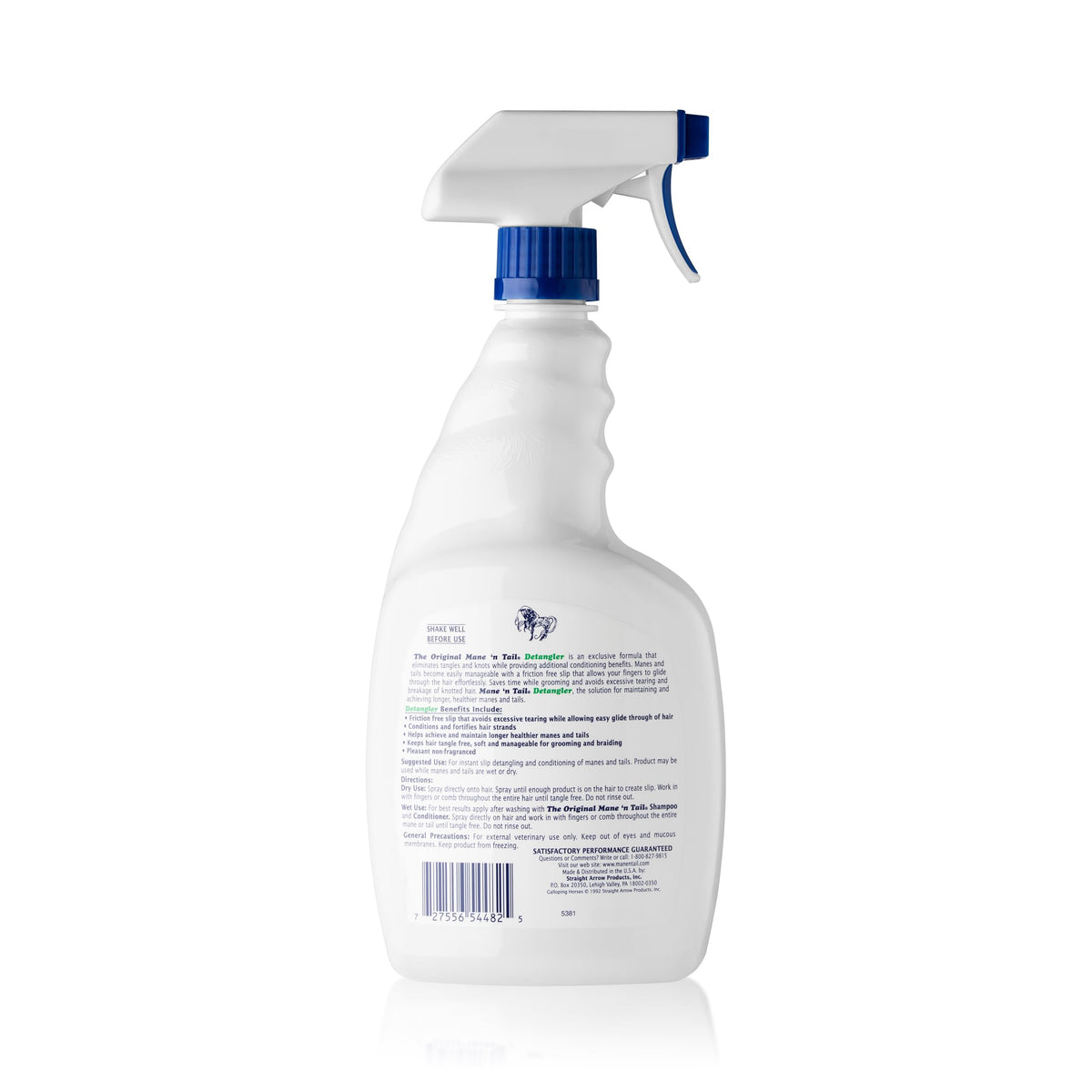 Mane 'n Tail Detangler ElIMINATES TANGLES & Knots 32 Ounce Sprayer