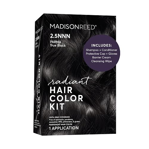 Madison Reed Radiant Hair Color Kit - 100% Gray Coverage for Resistant Grays, 5.5NNN Dark Brown with Warm Golden Tones (Modena Brown) | PPD-Free Beauty & Personal Care Madison Reed