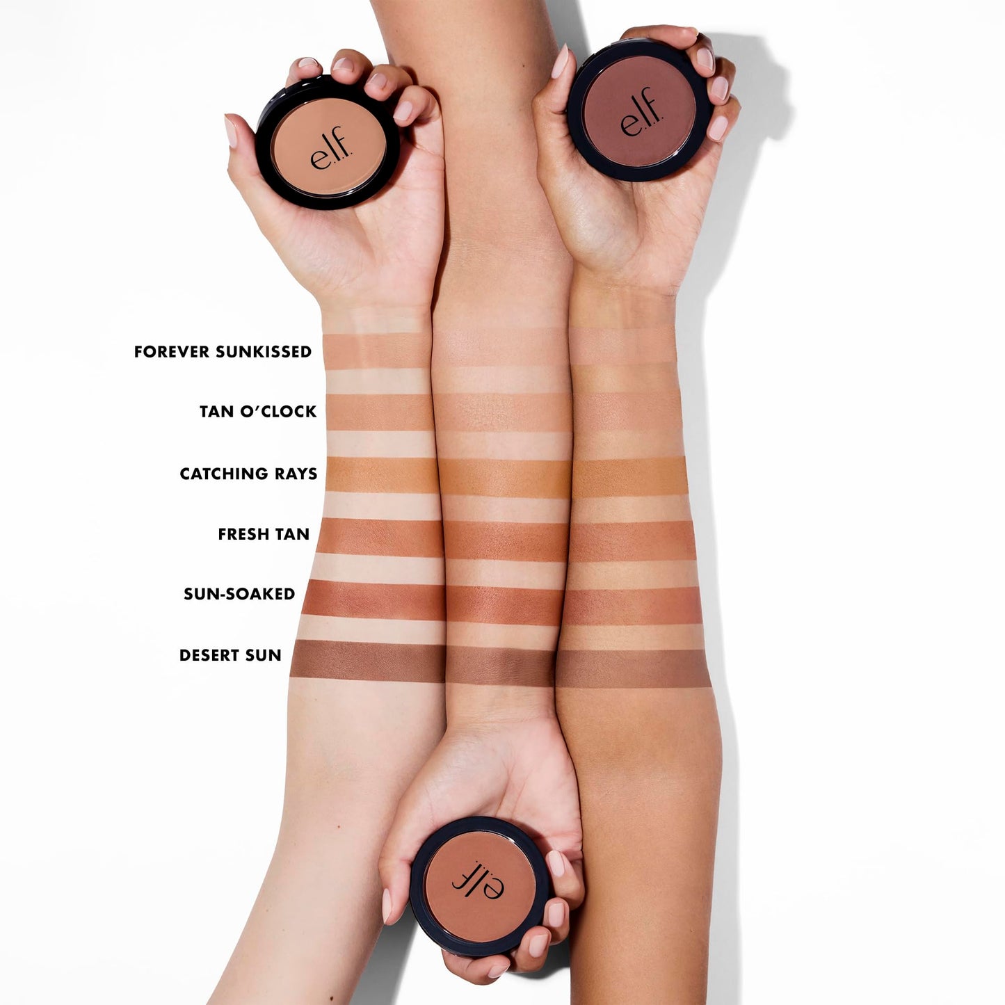 e.l.f. Primer-Infused Bronzer, Long-Lasting, Lightweight & Buildable Powder Bronzer, Delivers A Matte Finish, Vegan & Cruelty-Free, Fresh Tan Beauty & Personal Care e.l.f.