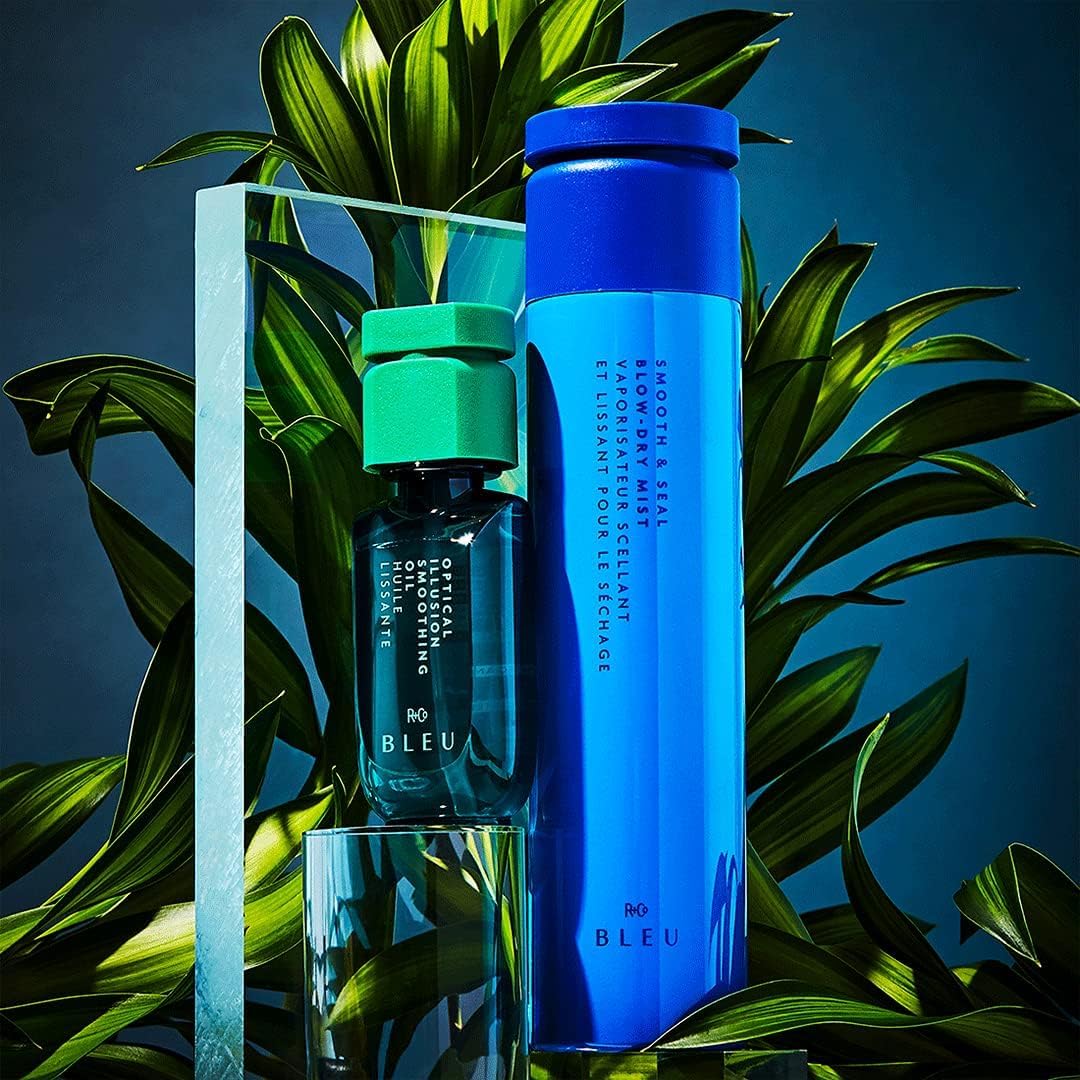 R+Co BLEU Smooth & Seal Blow Dry Mist - Strengthens, Repairs, Nourishes, Protects from Thermal Damage, Seals Cuticle for Sleek, Humidity-Resistant Beauty & Personal Care R+Co