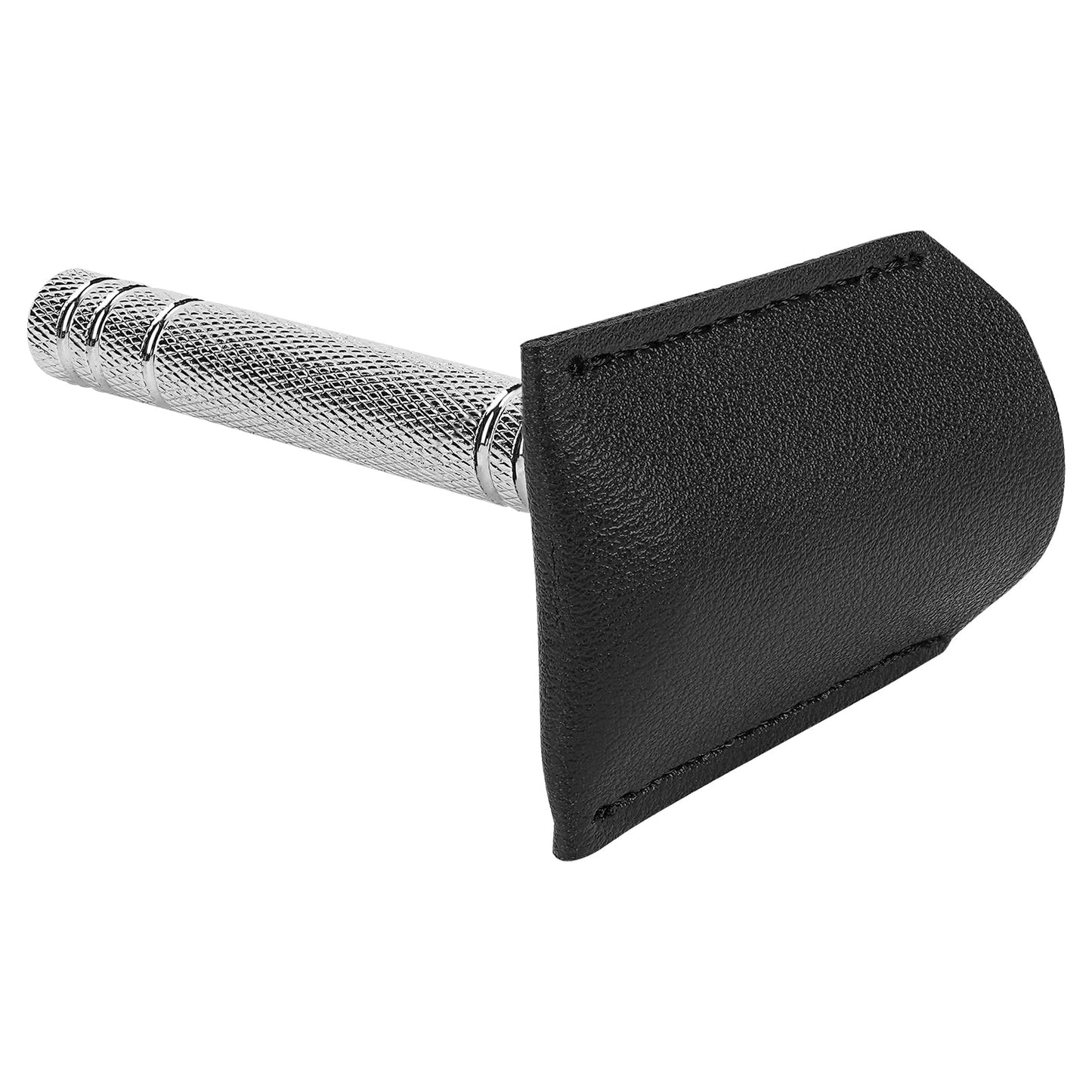 Linkidea 4 Pack Safety Razor Head Protector Cover, Shaving Travel Cover Handmade, Double Edge Safe Shaver Travel Accessories (Black) Beauty and Personal Care Linkidea