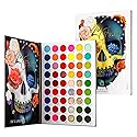 Afflano Colorful Rainbow Eyeshadow Palette High Pigment 54 Color, Halloween Eyeshadow Makeup Palette Sombras de Ojos, Neon Glow in Dark Eye Shadow Beauty & Personal Care Afflano