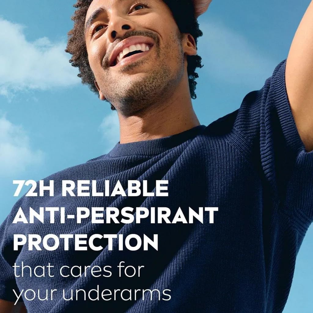NIVEA Men Cool Kick Anti-Perspirant Roll-On Deodorant 25ml - 72 Hour Sweat & Odor Protection, Refreshing Cool Formula with Masculine Scent, Skin Beauty and Personal Care NIVEA