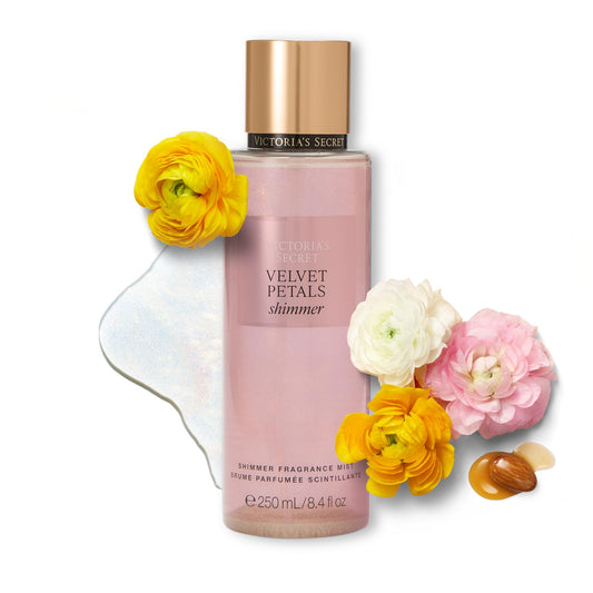 Victoria's Secret Velvet Petals Shimmer Body Mist for Women, Perfume with Notes of Blooms and Almond Glaze, Women's Spray, 250 ml / 8.4 oz Beauty & Personal Care Victoria's Secret