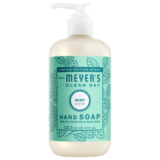 MRS. MEYER'S CLEAN DAY Hand Soap, Mint Scent, 12.5 Fl Oz Bottle Beauty & Personal Care Mrs. MEYER'S