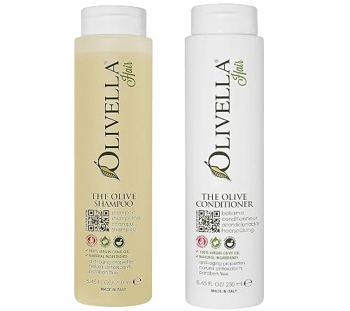 Olivella Olive Shampoo and Conditioner Set (8.45 Fluid Ounces) Beauty & Personal Care Olivella