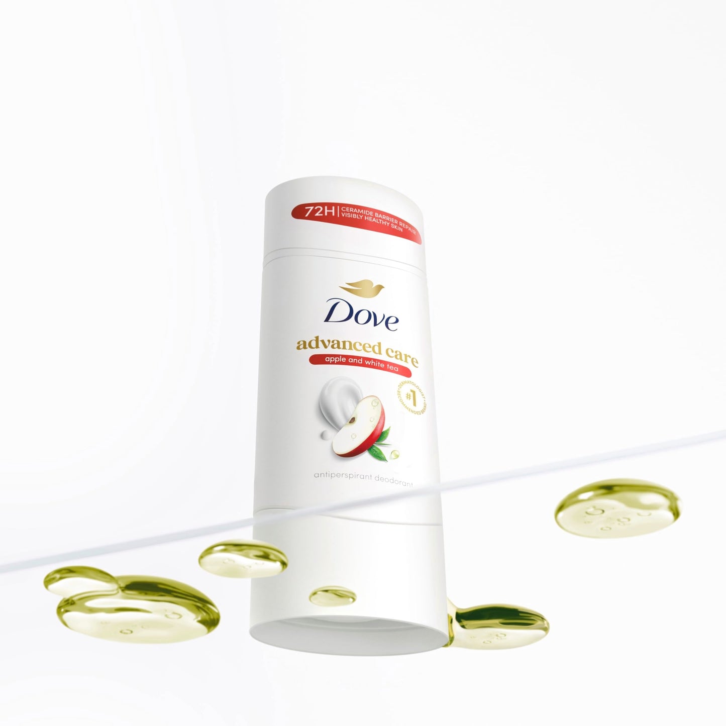 Dove Advanced Care Antiperspirant Deodorant Stick Apple & White Tea to Help Repair Skin Barrier After Shaving, with 72-hour Sweat & Odor Protection Beauty and Personal Care Dove