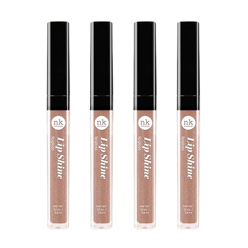 NICKA K NEW YORK Lip Shine, Cosmetics, vibrant colors, bright colors, shining lips, lip shine, long lasting (AMZ235) Beauty & Personal Care NICKA K NEW YORK