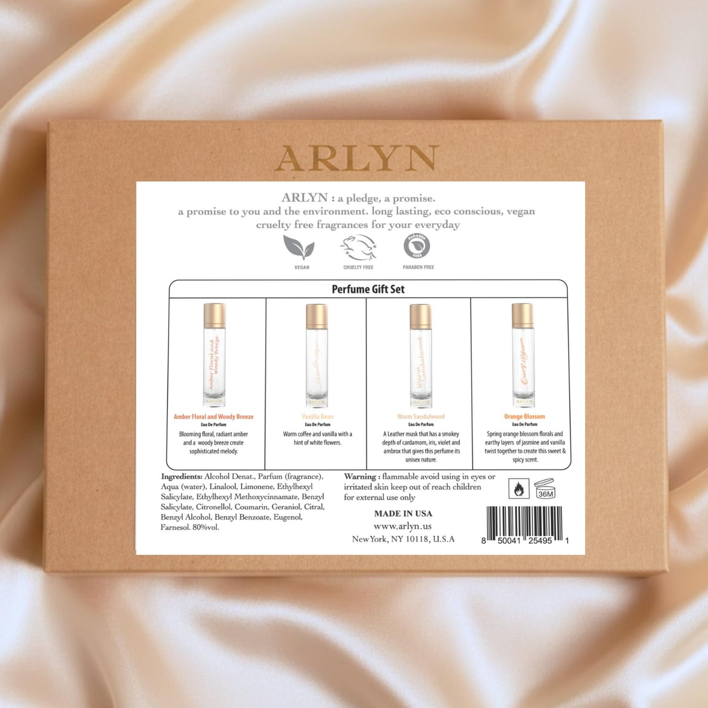 ARLYN, 4 Pc Discovery Gift Set | 1.76 FL Oz | Unisex, Men & Women Eau de Parfum |, Vegan, Cruelty-Free, Made In USA, Long Lasting Beauty & Personal Care ARLYN BY BELLEVUE PARFUMS