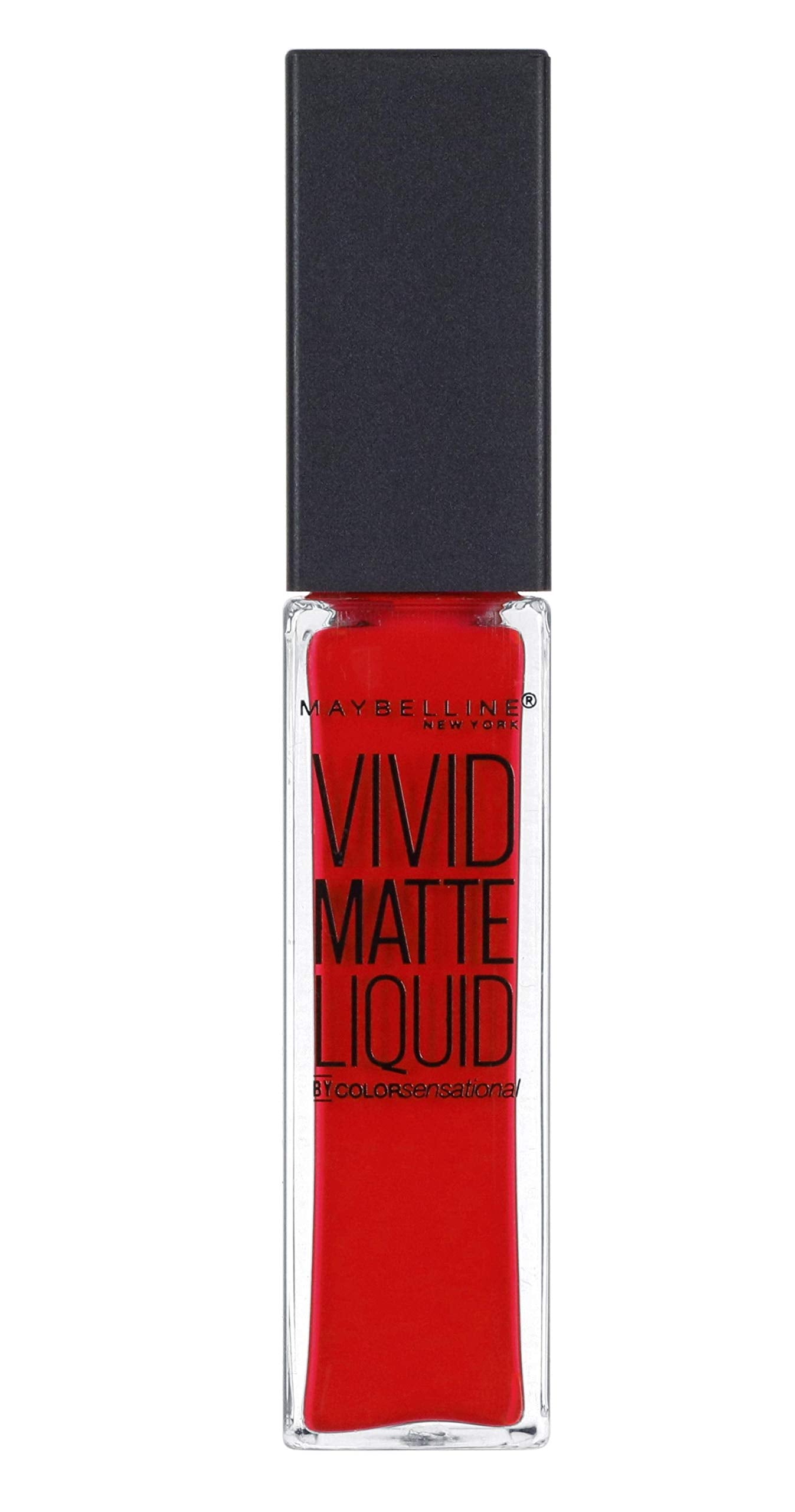Maybelline New York Color Sensational Vivid Matte Liquid Lipstick, Rebel Red, 0.26 fl. oz. Beauty & Personal Care MAYBELLINE