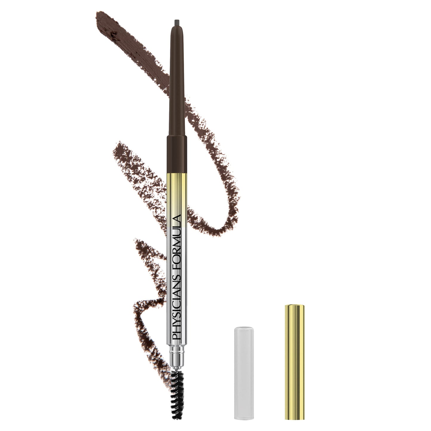 Physicians Formula Eyebrow Retractable Slim Definer Brow Pencil, Medium Brown, Dual-Sided Brow Brush, Fine Tip, Shapes, Defines, Fills… Beauty & Personal Care Physicians Formula