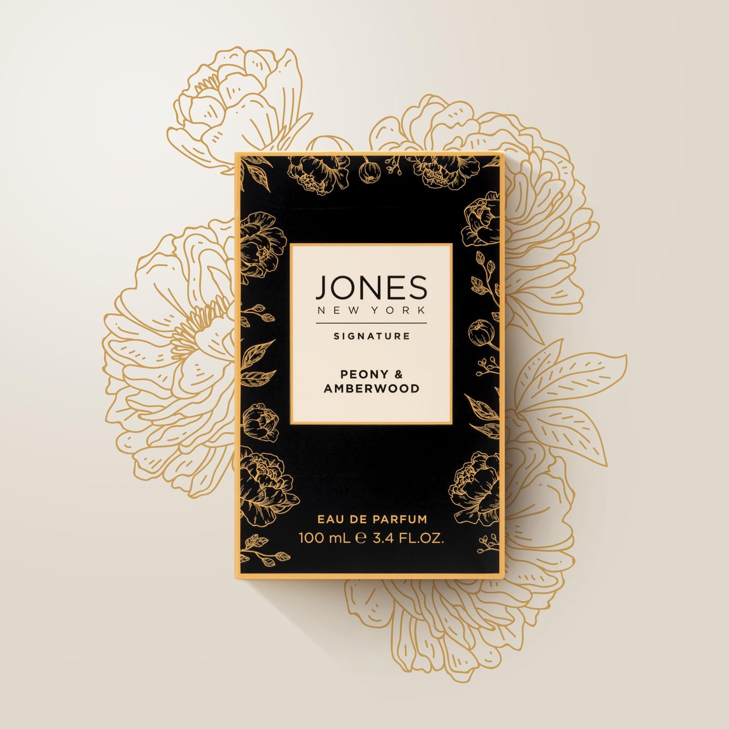 Jones New York Peony & Amberwood Eau de Parfum 3.4 fl oz / 100mL Beauty & Personal Care Jones New York
