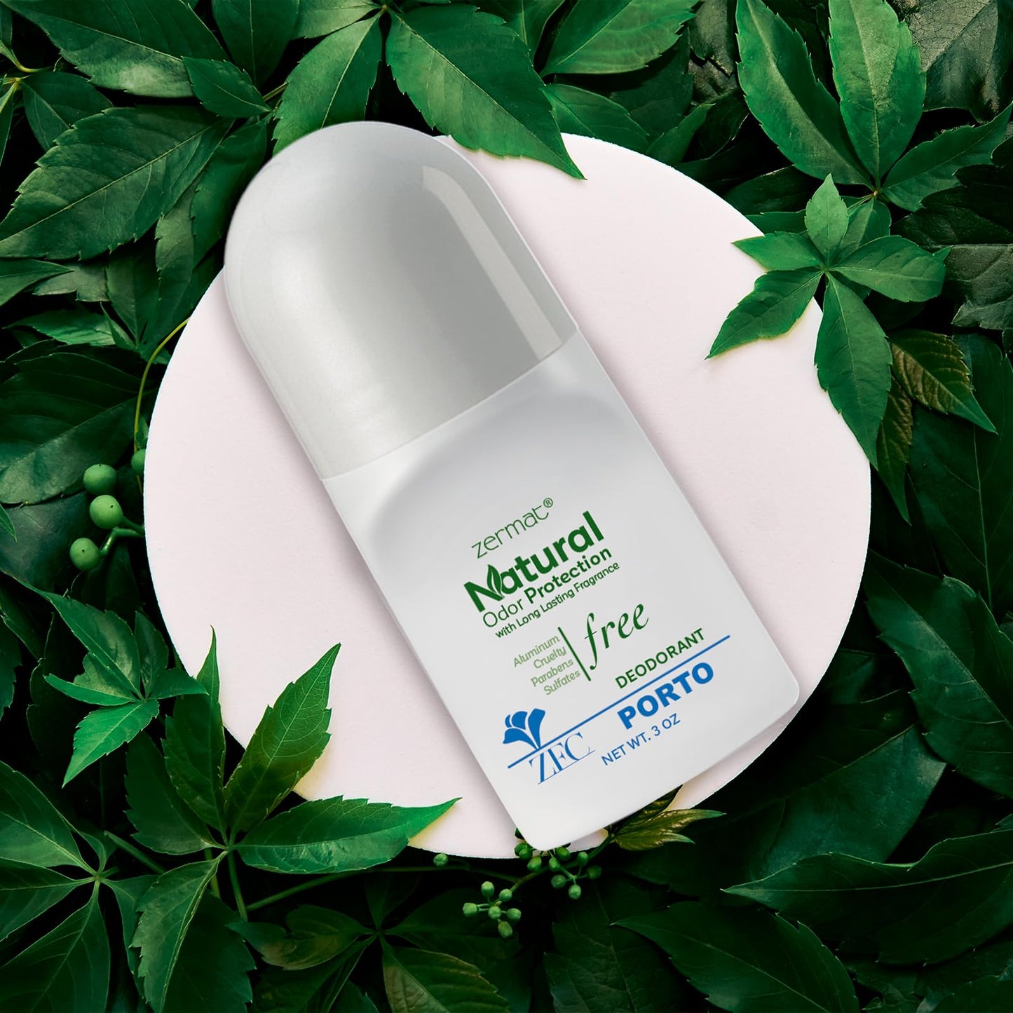 Zermat Zentimento Porto, Natural Roll-On Deodorant, 3 Oz. Beauty and Personal Care Zermat