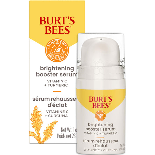 Burt's Bees Vitamin C Turmeric Facial Serum, Brightens Skin & Visibly Reduces Dark Spots, Fine Lines & Wrinkles, Naturally Hydrating, Lightweight Beauty & Personal Care Burt's Bees