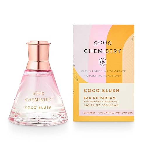 Good Chemistry Coco Blush Eau de Parfum 1.7 fl oz - Long-Lasting Perfume with Coconut Water, Pineapple, & Driftwood - Carefree, Clean & Vegan Beauty & Personal Care Good Chemistry