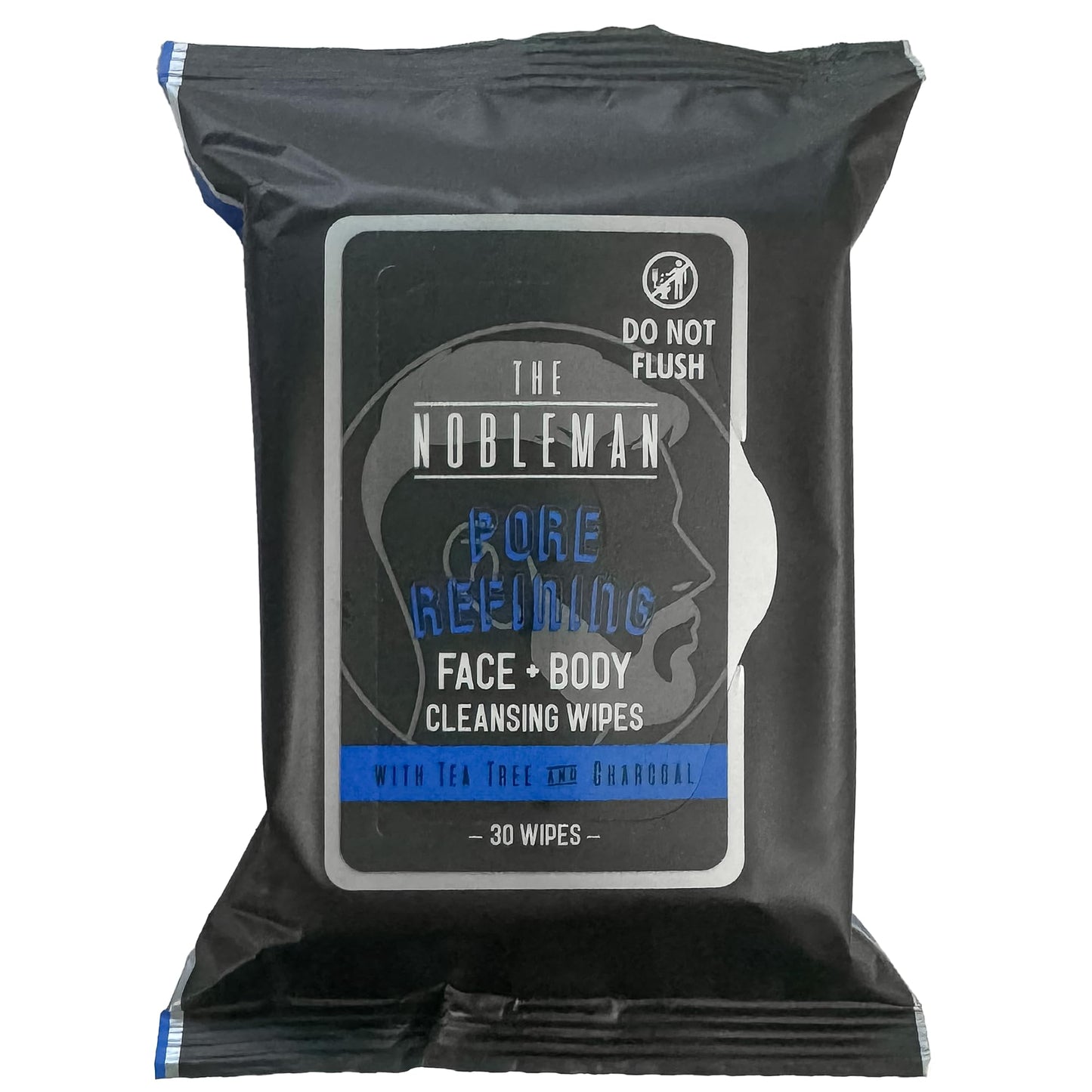 The Nobleman Pore Refining Face + Body Cleansing Wipes, 120 Count, Tea Tree & Charcoal Beauty & Personal Care Global Beauty Care