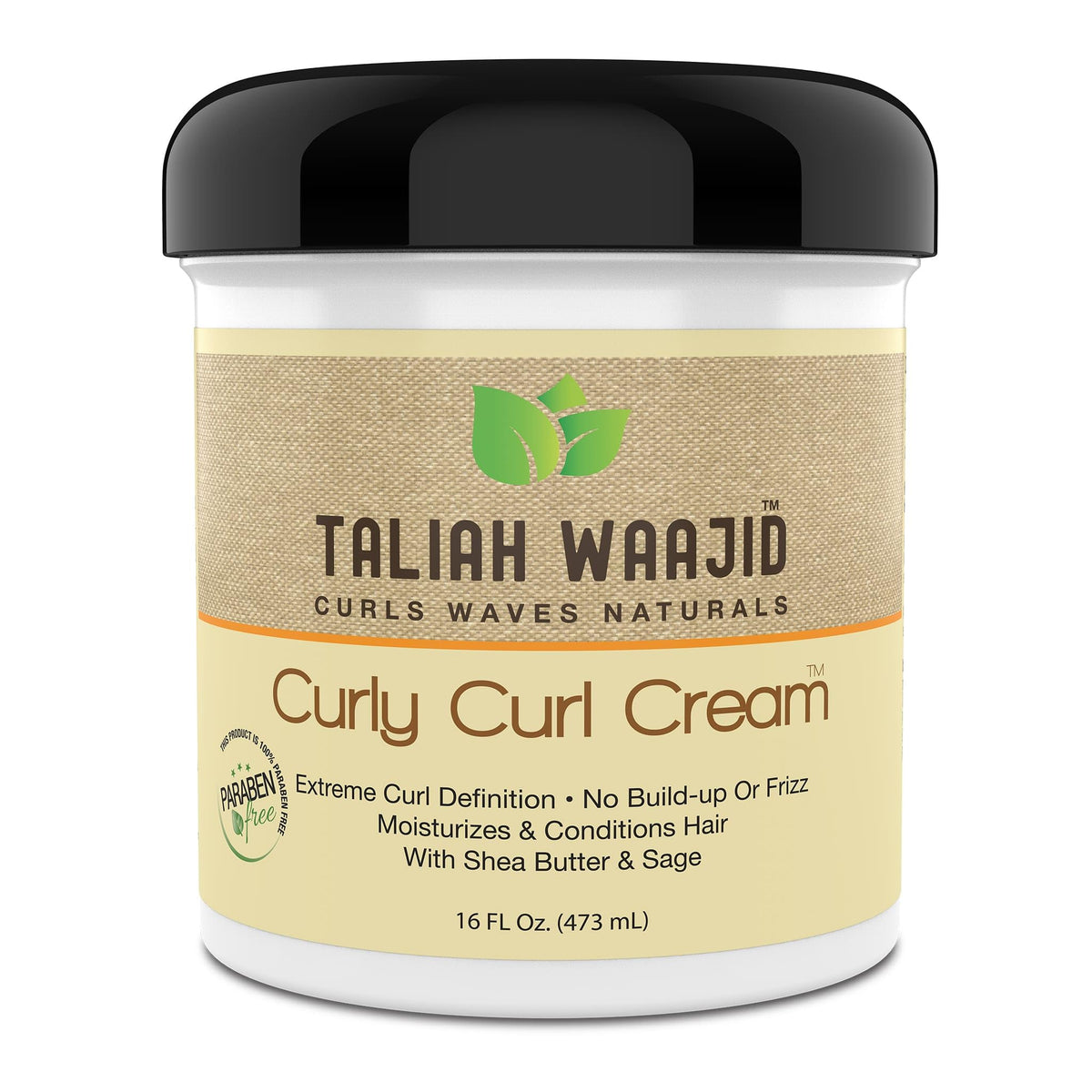 Taliah Waajid Curls Waves Natural - Curly Curl Cream | Extreme Curl Definition Hair Styling Gel | No Build-up or Frizz | 100% Paraben Free | Shea Beauty & Personal Care Taliah Waajid black earth products