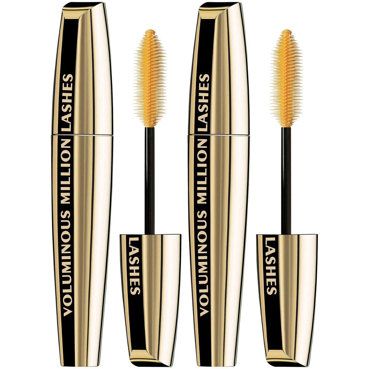 L’Oreal Paris Makeup Voluminous Million Lashes Mascara, Volumizing Collagen Infused Eye Makeup, Amplifying Mascara Brush, Washable, Blackest Black Beauty & Personal Care L'Oreal Paris