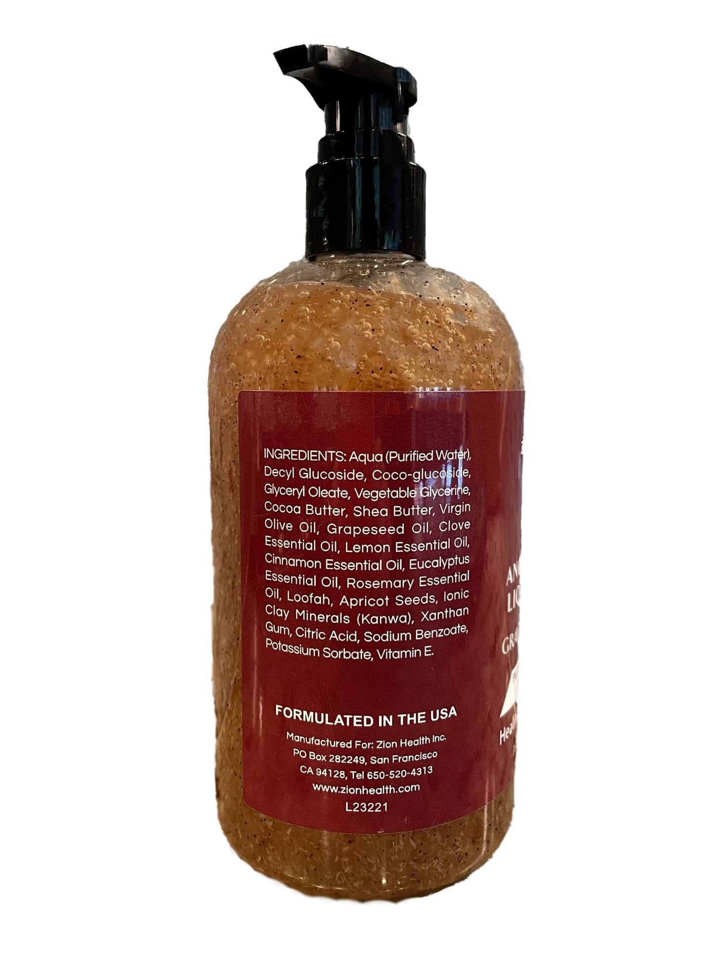Zion Health Liquid Soap 16 oz Grave Robber Oil Beauty & Personal Care Zion Health