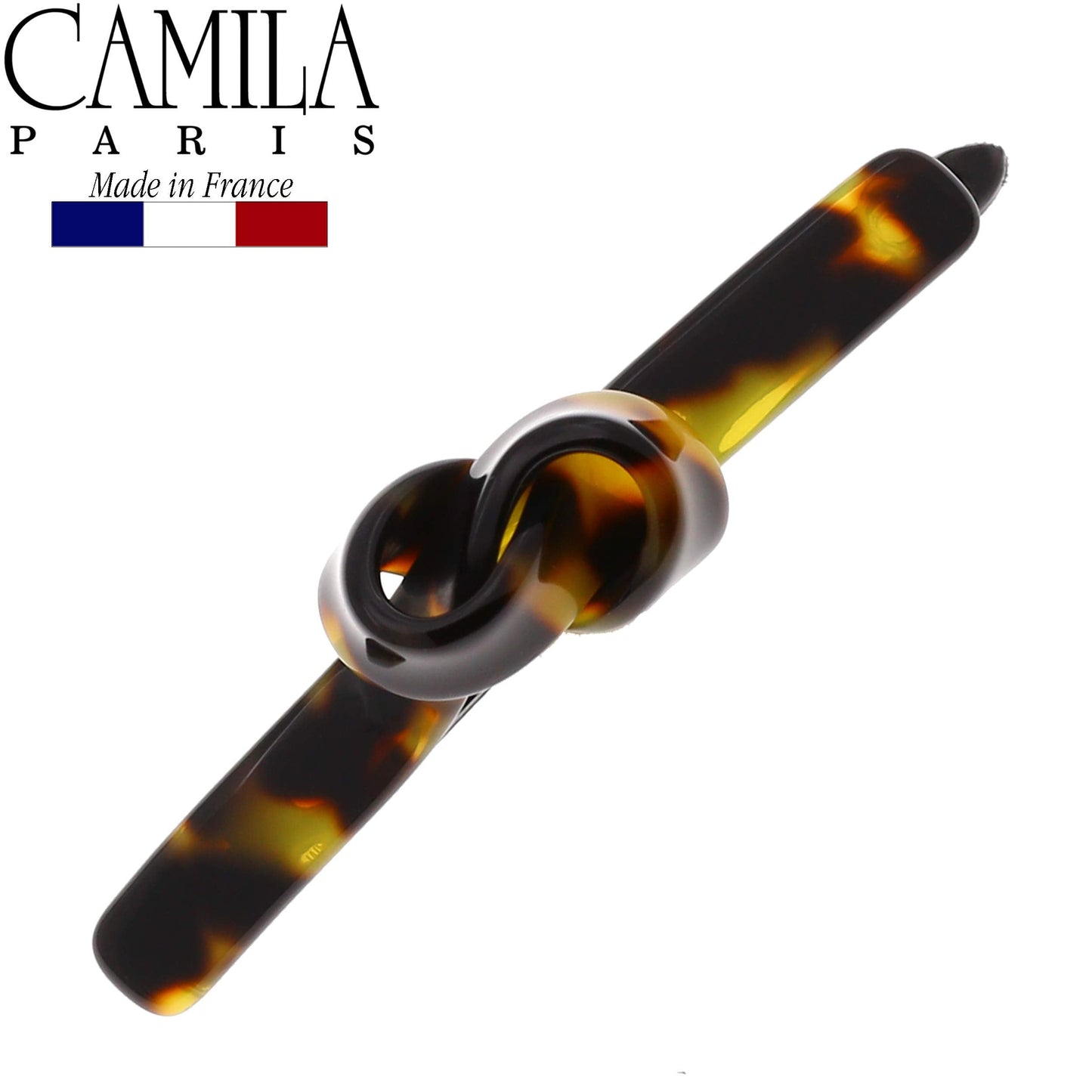 Camila Paris CP2801 French Hair Barrette Clip for Girls, Handmade, Tokyo, Metal-Free Closure Strong Hold Grip Hair Clips for Women, No Slip Beauty & Personal Care Camila