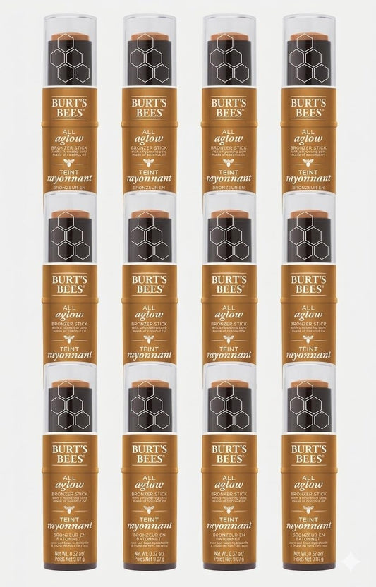 Burt's Bees 100% Natural All Aglow Bronzer Stick - Bronze Splash (1610) - .32oz (12 Pack) Beauty & Personal Care Burt's Bees