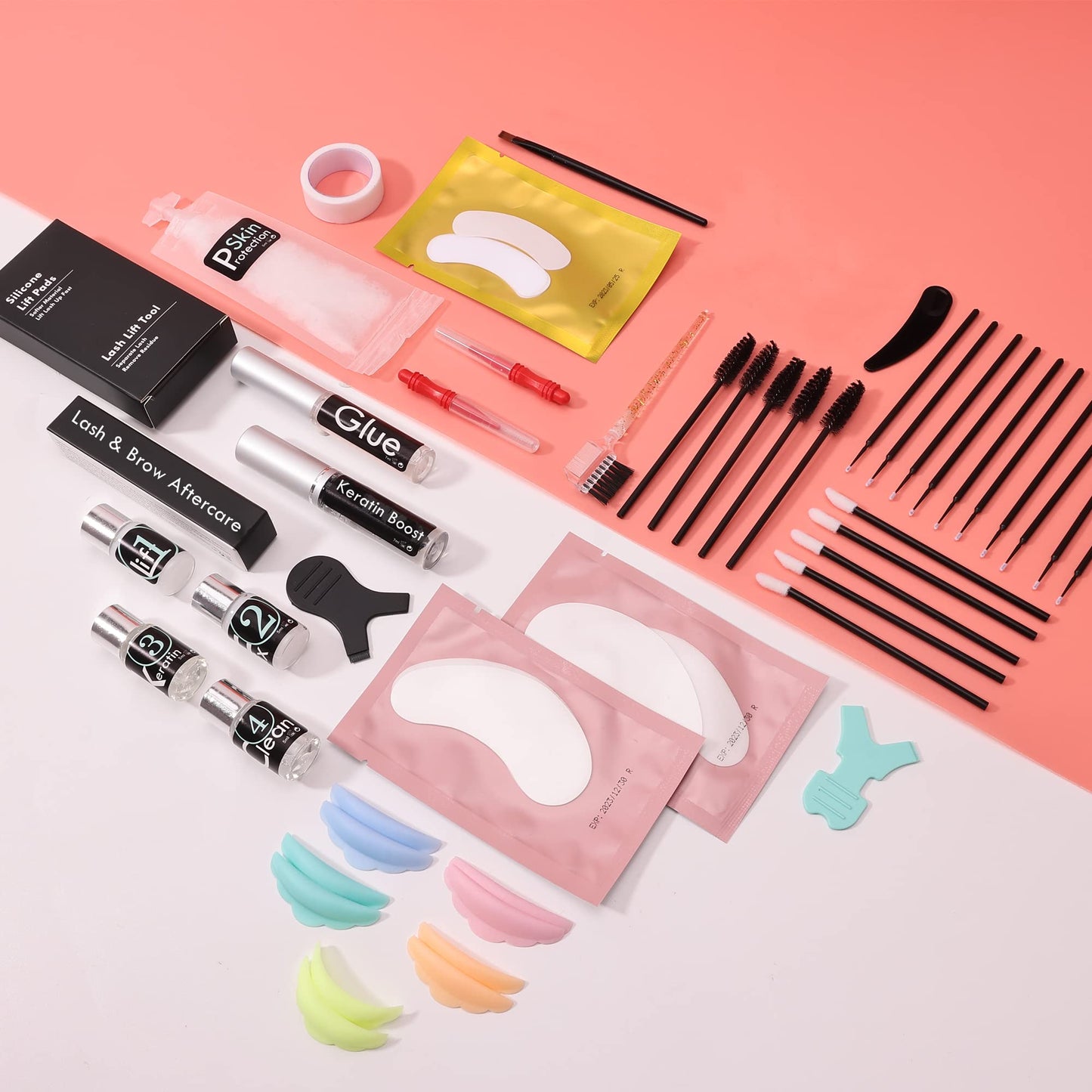 Lash Lift Kit, Lash Lifting and Brow Lamination 2 in 1, DIY Eyelash Perm At Home, Perming Lashes With Strong Glue(lash and eyebrow lift kit) Beauty & Personal Care Libeauty