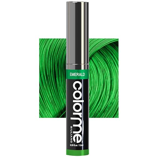 Colorme Root Touch Up Temporary Hair Mascara to color and Blend Semi Permanent Dye regrowth. Washes Out (EMERALD) Beauty & Personal Care Color Me