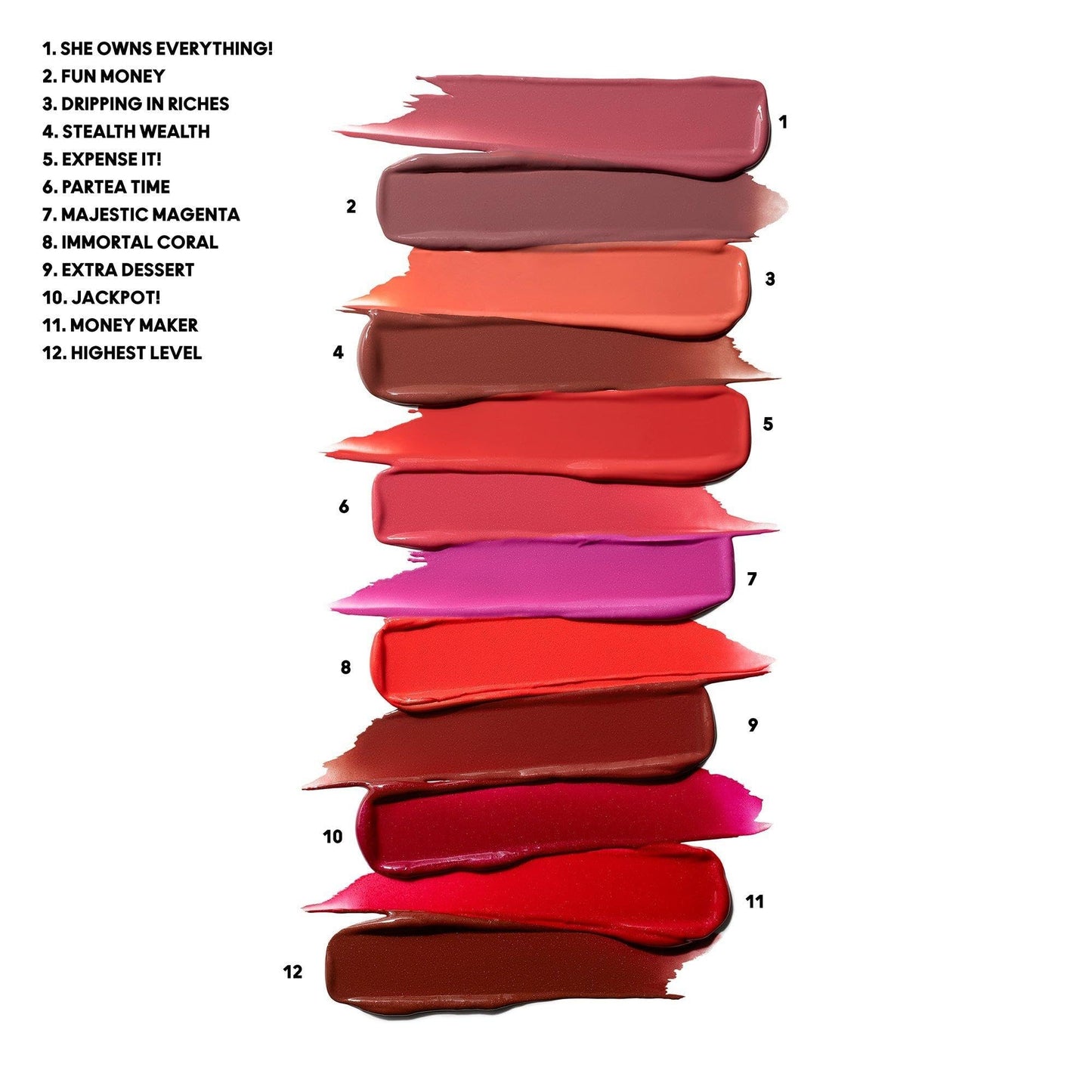 MAC Golden Girls Mini Lustreglass Lipstick Vault, 12 Piece Set Beauty & Personal Care MAC
