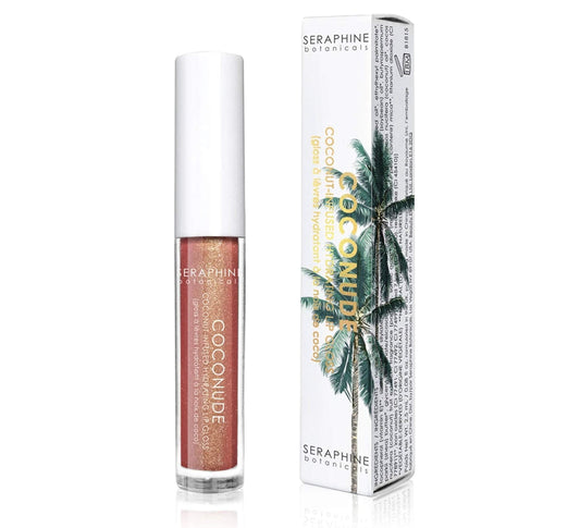 Seraphine Botanicals Coconude - Coconut-Infused Hydrating Lip Gloss (Coco Flash) Beauty & Personal Care Seraphine Botanicals
