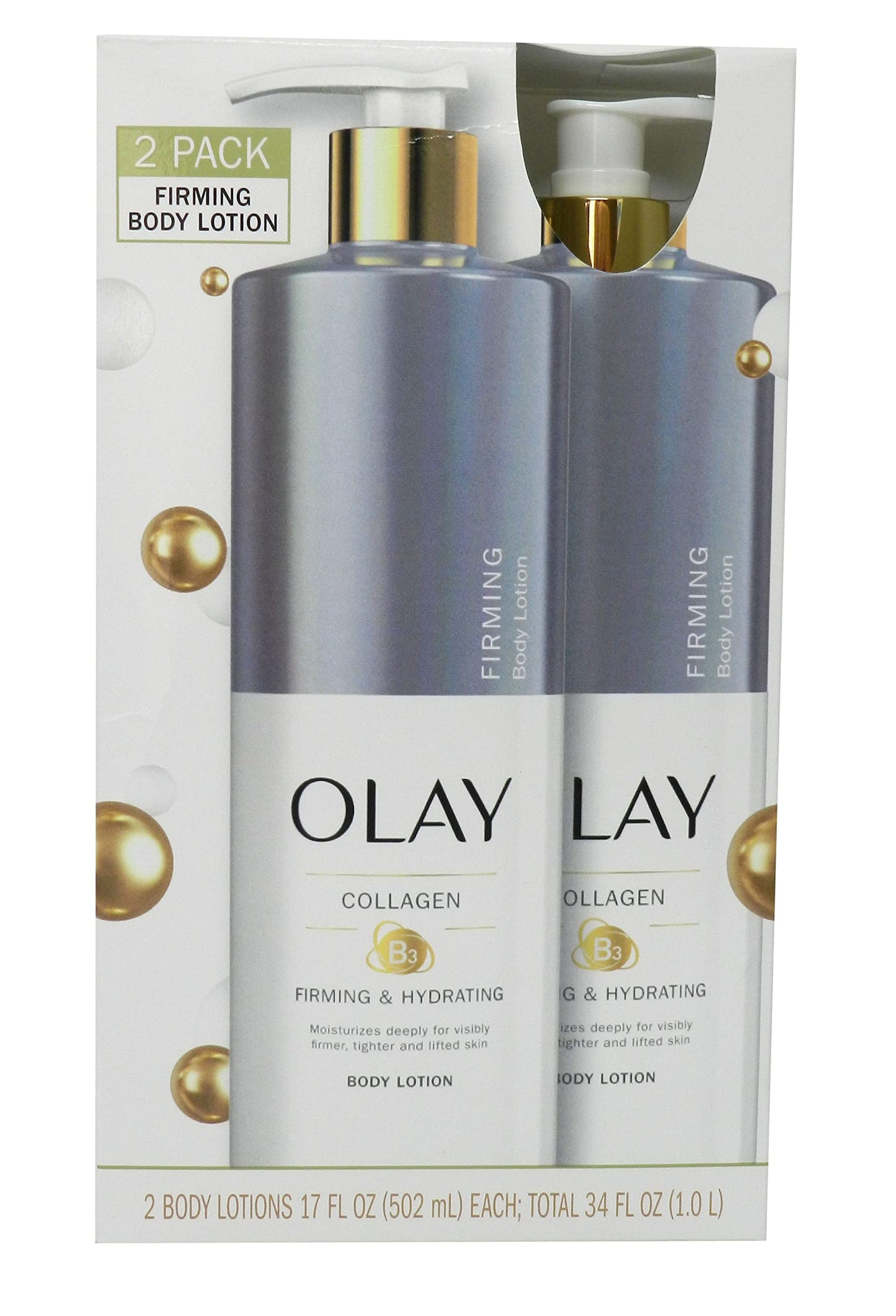 Olay Collagen, B3 firming and hydrating body lotion 2pk Beauty & Personal Care Olay