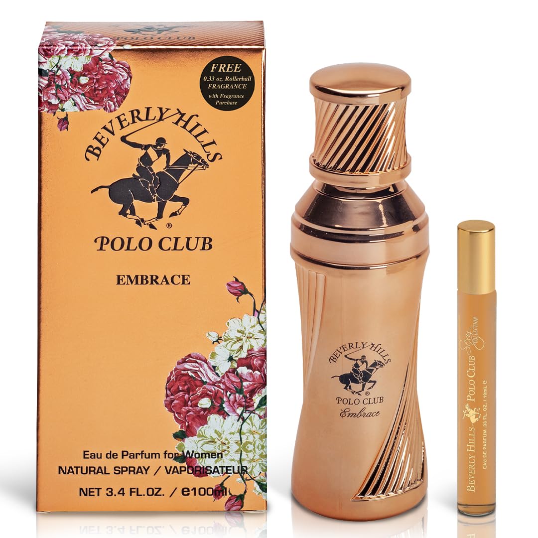 Beverly Hills Polo Club Sexy EMBRACE - Cologne for Women with Notes Rose, Mandarin Pink Pepper & Patchouli,Fresh & Floral Fragrance Scent Beauty & Personal Care Beverly Hills Polo Club