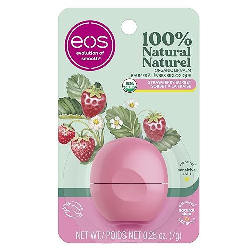 EOS Strawberry Sorbet Lip Balm.25 Ounce Beauty & Personal Care eos