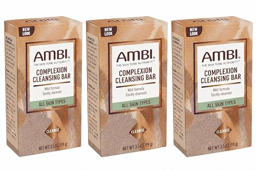 Ambi Complexion Cleansing Bar Soap, 3.5 oz (Pack of 3) Beauty & Personal Care Ambi